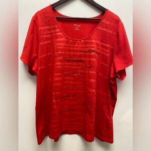 4 for $25 ❤️ Inspired Style Textured Short Sleeve Top ❤️ 3x